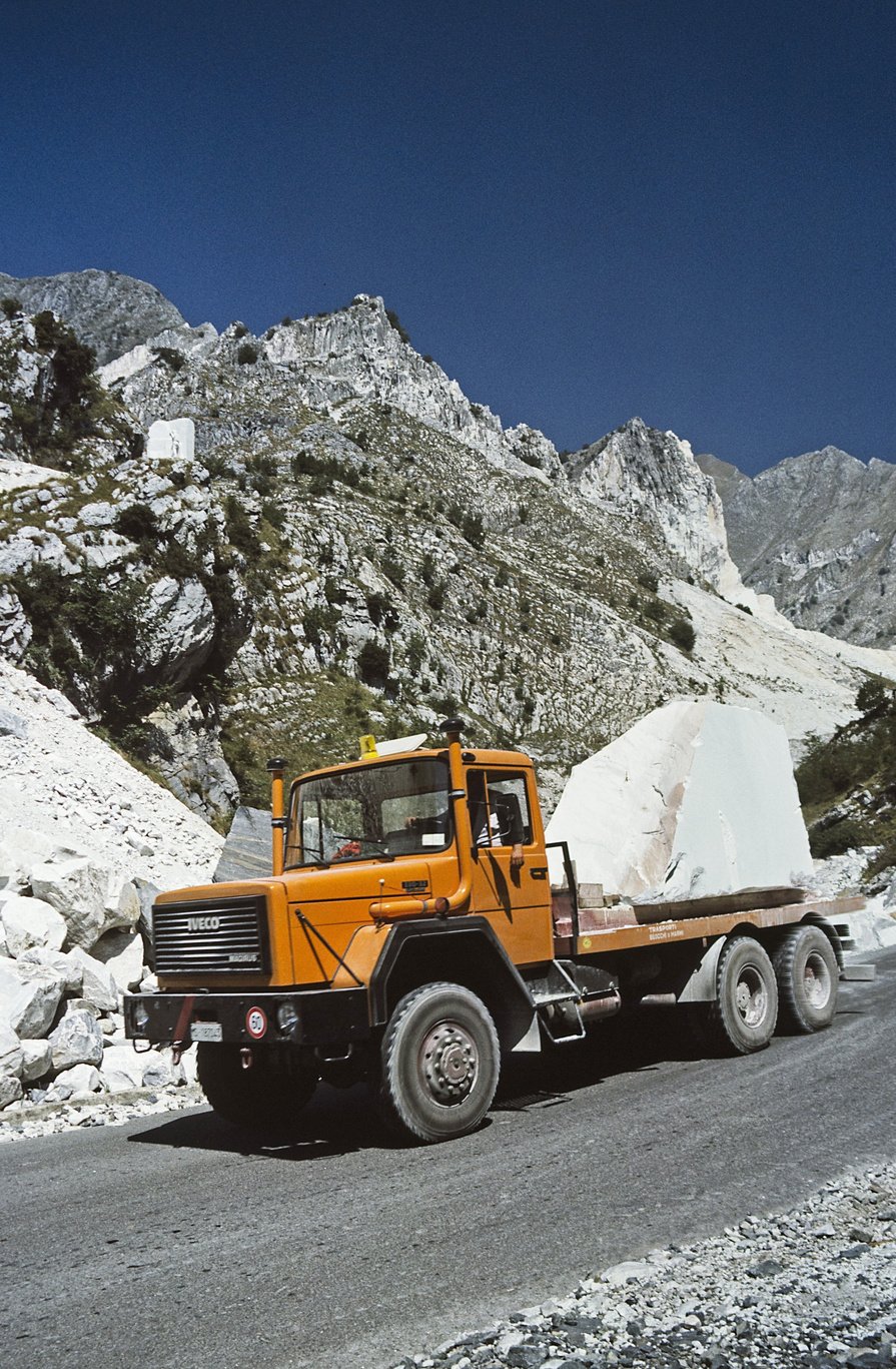 Truck Transporting Rock